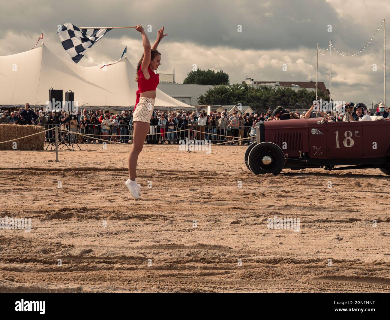 page 3 normandy france beach woman high resolution stock photography and images alamy