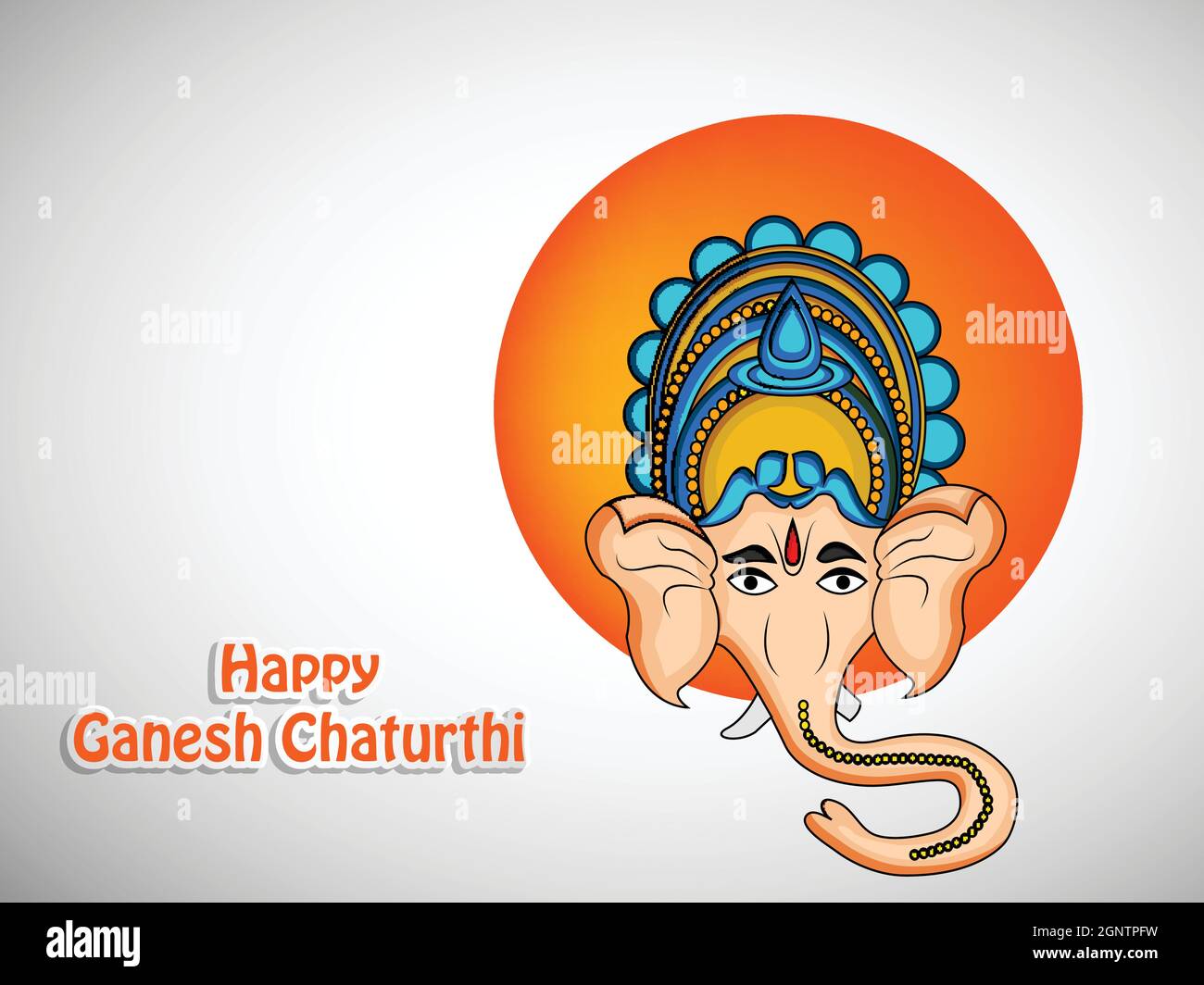 Ganapati festival Stock Vector Images - Alamy