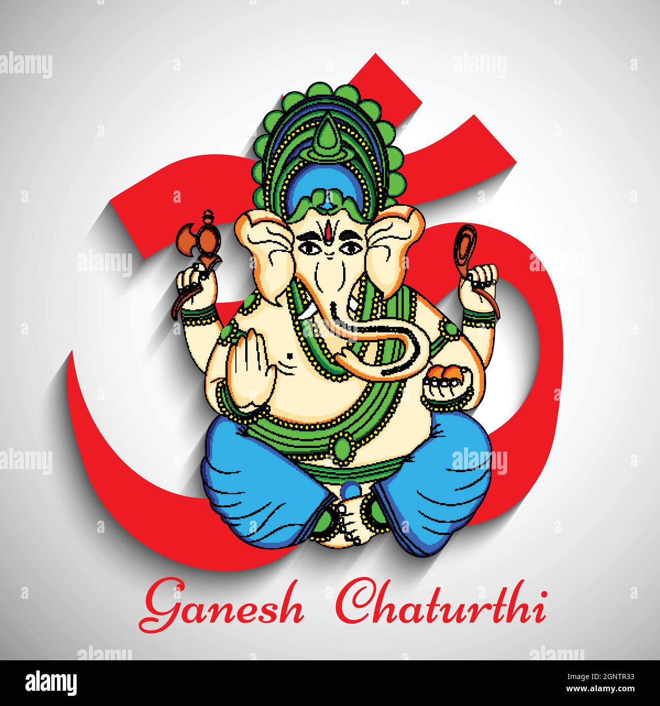 Ganesh Chaturthi Hindu Background Stock Vector Image & Art - Alamy