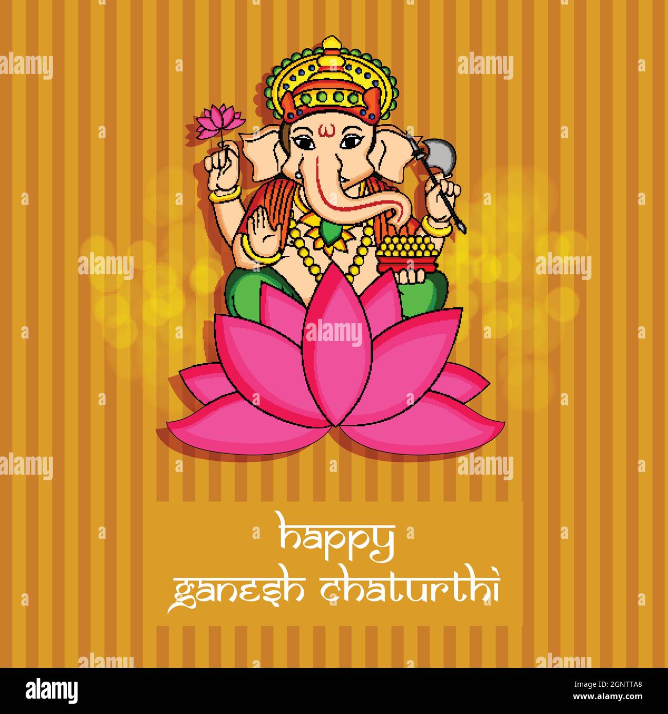 Ganesh Chaturthi Hindu Background Stock Vector Image & Art - Alamy