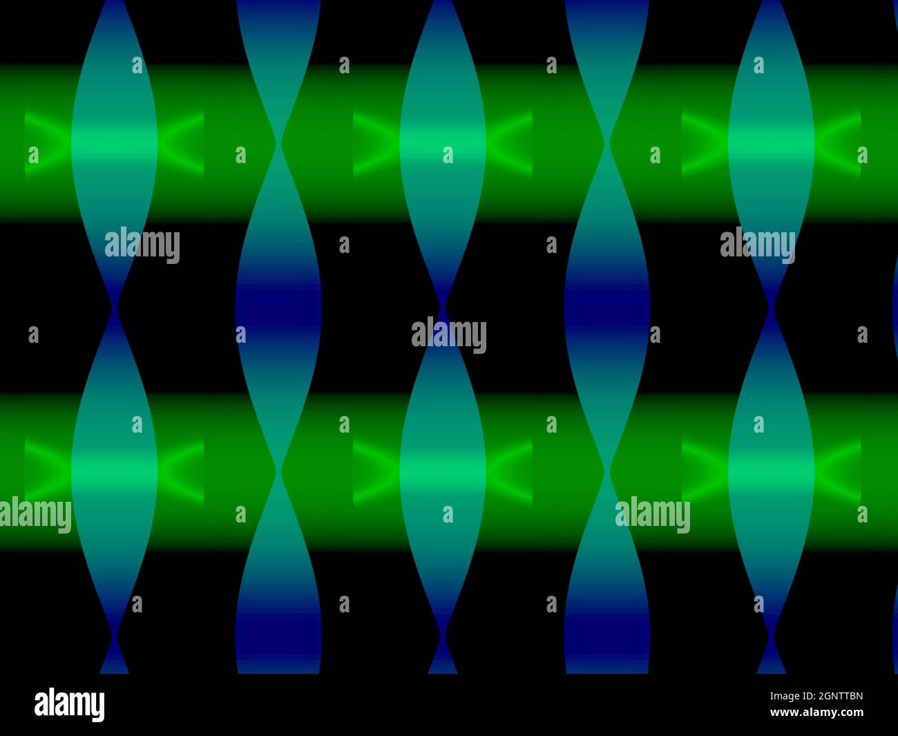 Abstract background, gradient blue green fluorescent vertical horizontal geometric decorative modern pattern Stock Photo