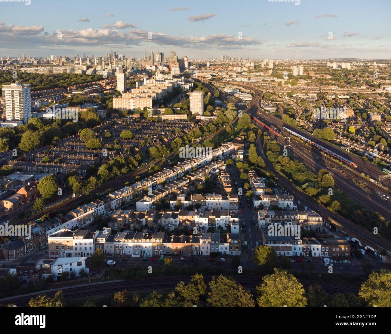 Falcon Park, Battersea, Wandsworth, London, England Stock Photo - Alamy