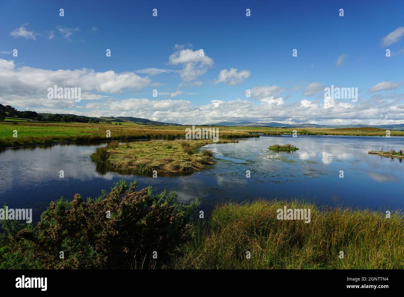 RSPB  Loch Leven bird reserve Fife Scotland Stock Photo
