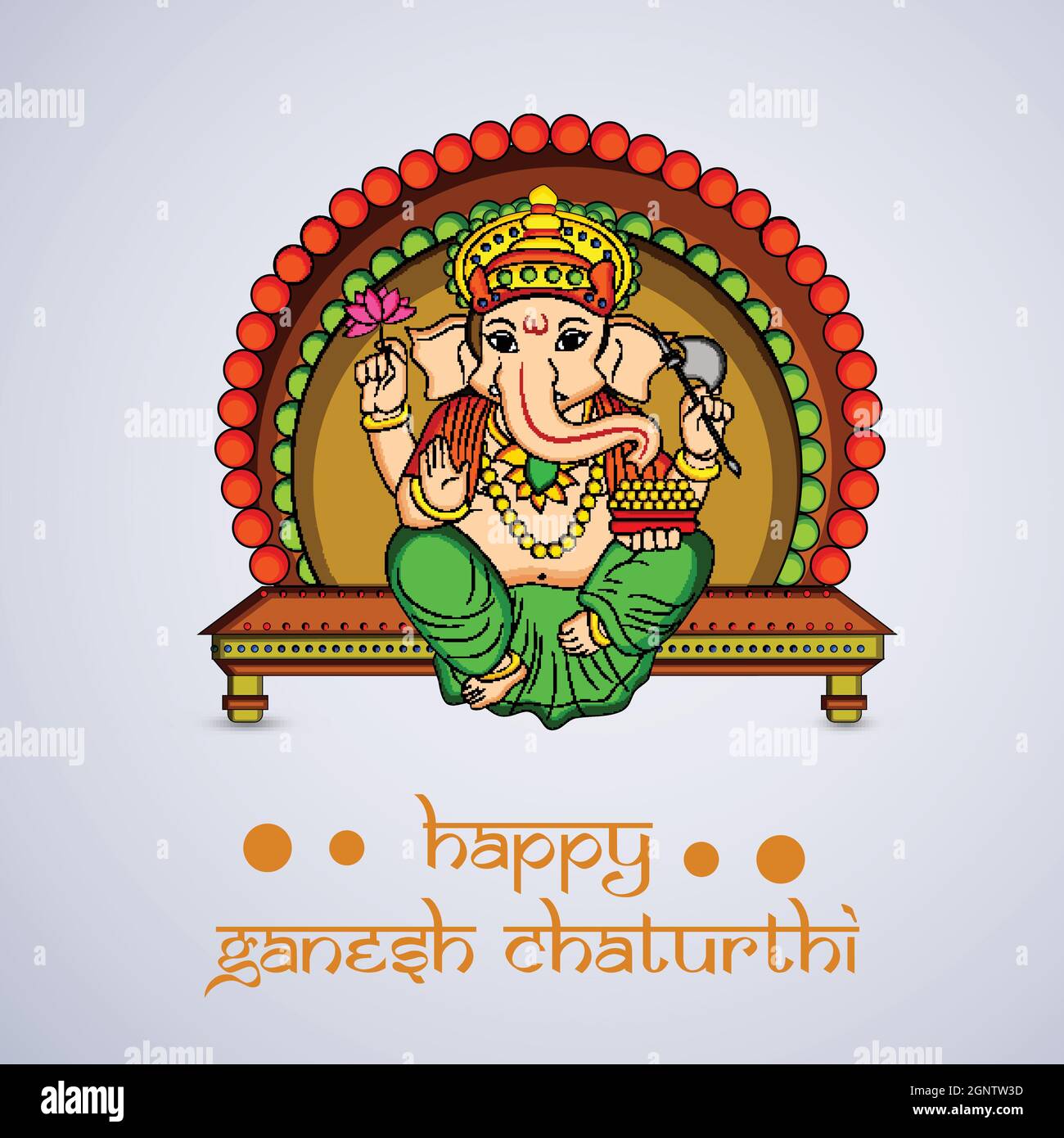 Ganesh Chaturthi Hindu Background Stock Vector Image & Art - Alamy
