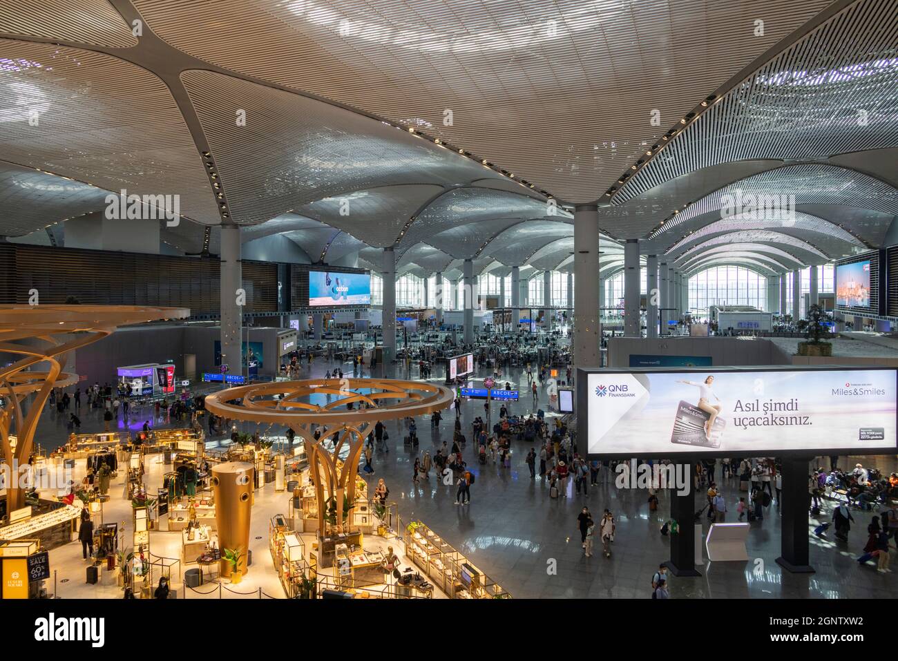 shops in departure area, Istanbul Airport. Turkey Stock Photo Alamy