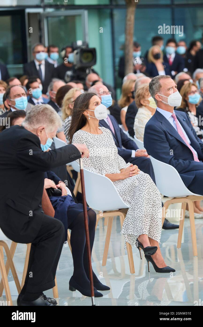 Lisbon, Lisbon, Portugal. 27th Sep, 2021. Queen Letizia of Spain attends Inauguration of the ''˜Botton-Champalimaud Pancreatic Cancer Centre' on September 27, 2021 in Lisbon, Portugal (Credit Image: © Jack Abuin/ZUMA Press Wire) Stock Photo