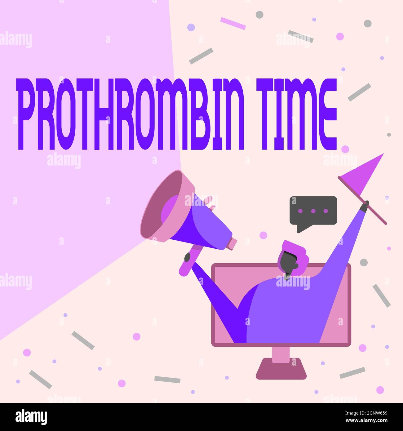 Conceptual caption Prothrombin Time. Word Written on evaluate your