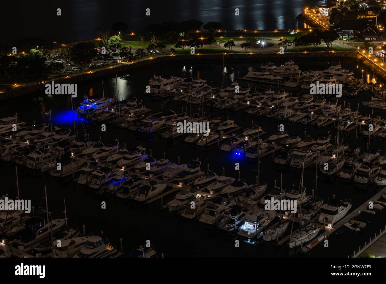 Aerial san diego bay marina hi-res stock photography and images - Alamy