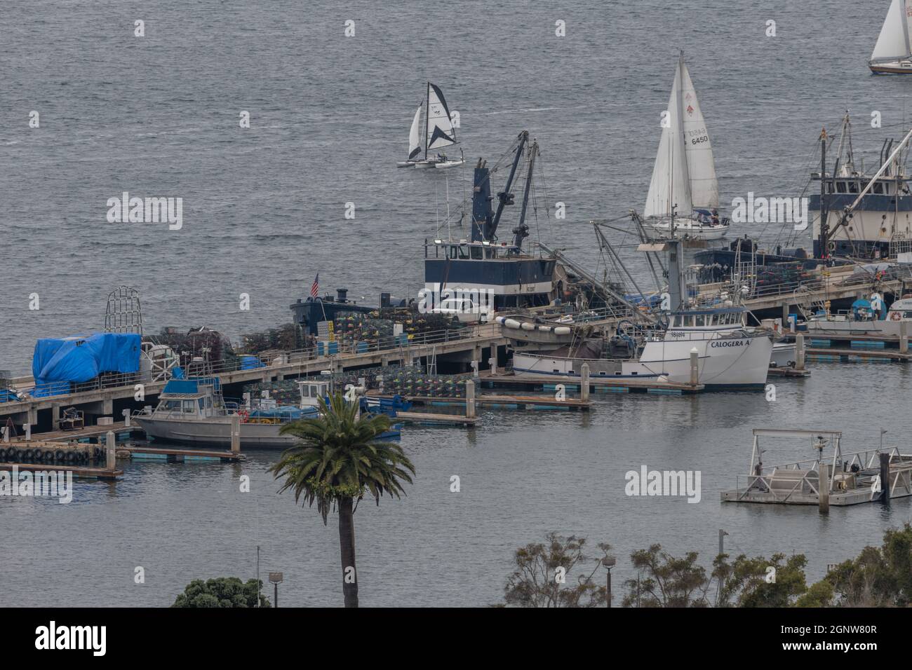 Aerial san diego bay marina hi-res stock photography and images - Alamy