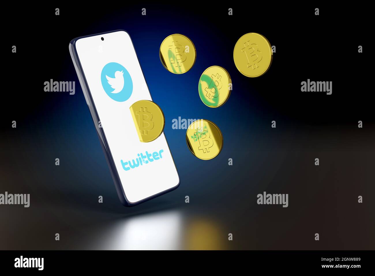 Bitcoin logo hi-res stock photography and images - Alamy