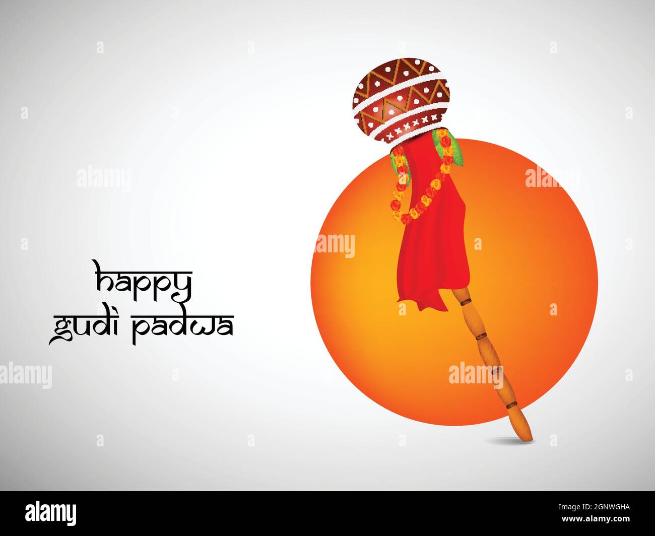 gudi-padwa-marathi-festival-background-stock-vector-image-art-alamy