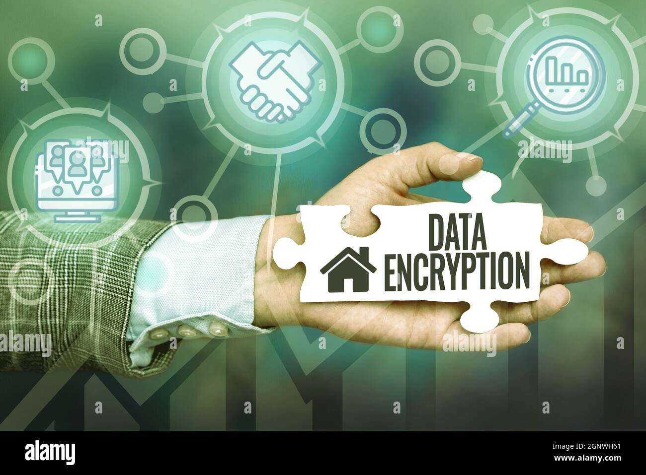 Conceptual caption Data Encryption. Conceptual photo Symmetrickey ...