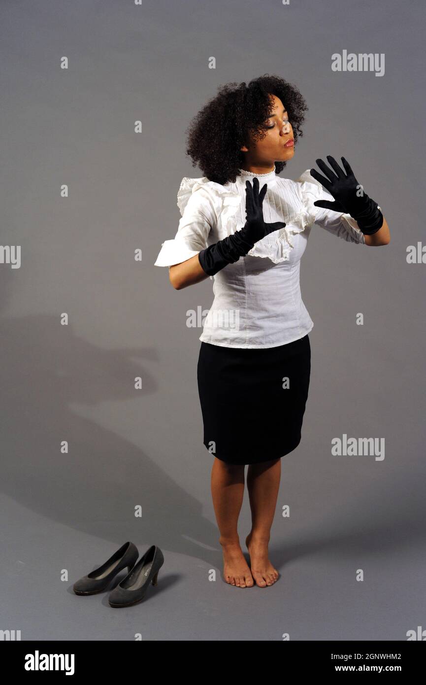 An Liz, a french Blues singer in Paris. Paris, France. 2012 Photo by