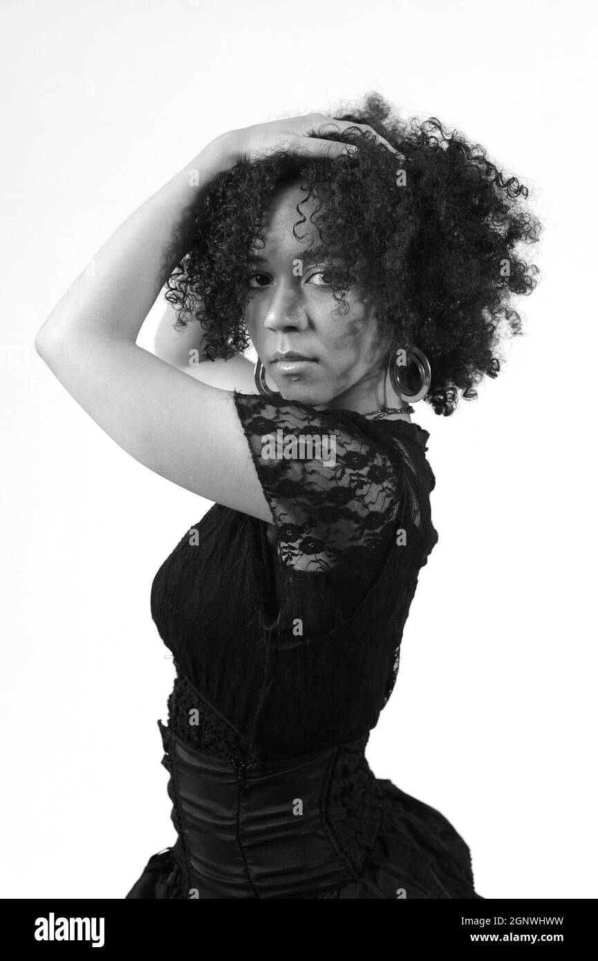 An Liz, a french Blues singer in Paris. Paris, France. 2012 Photo by