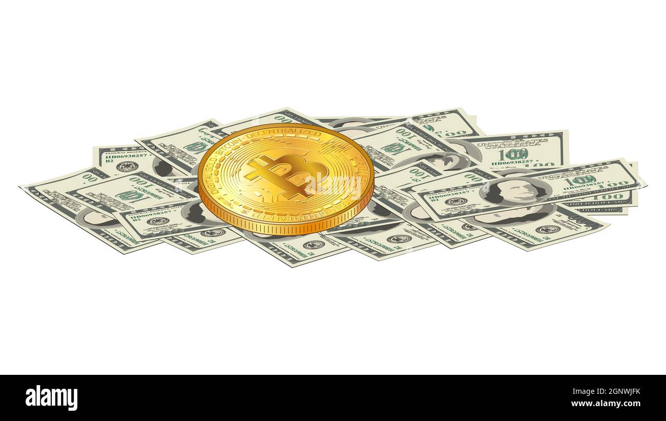 Usa btc bitcoin Stock Vector Images - Alamy