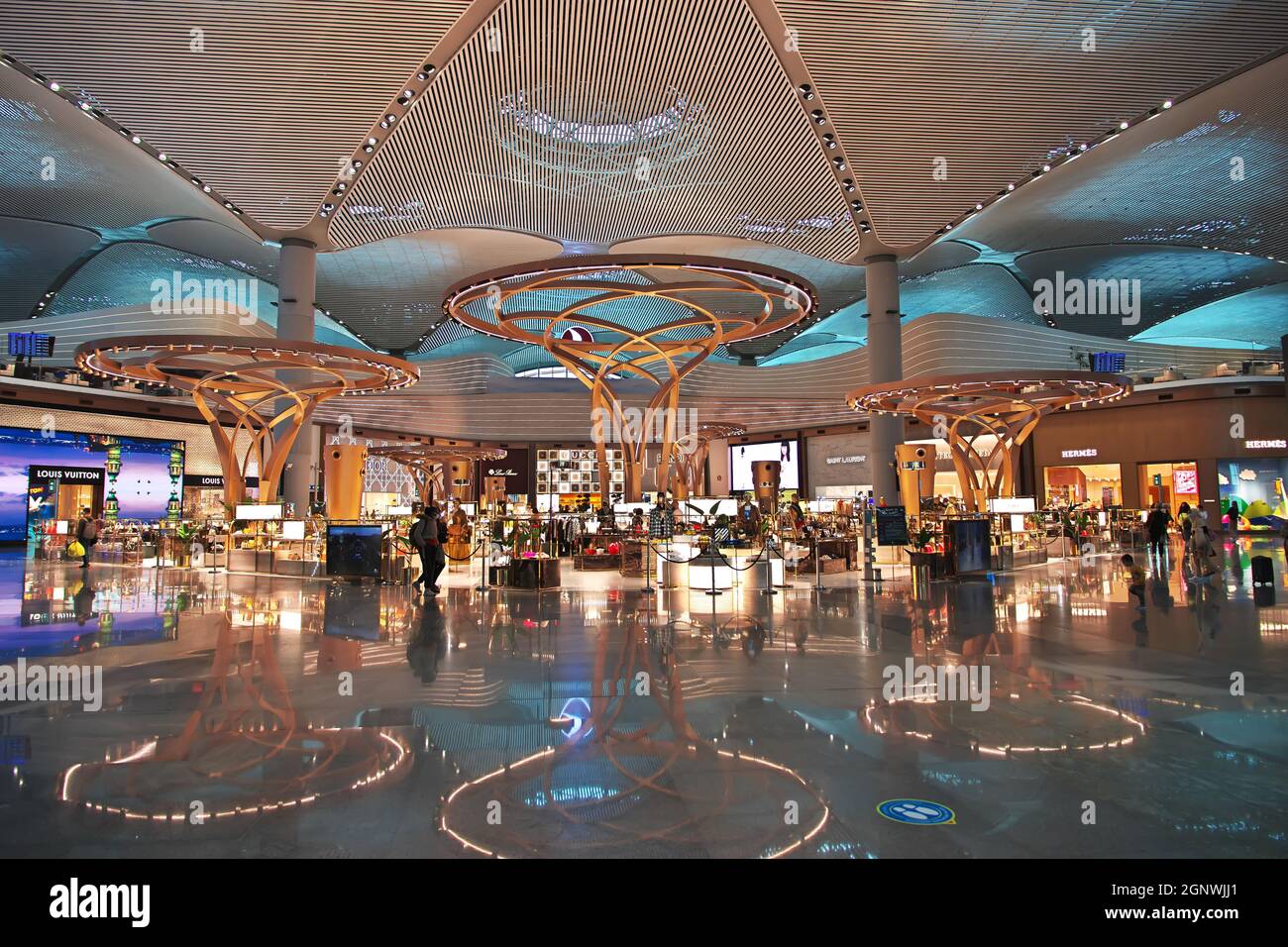 Louis Vuitton logo in the store at the international airport of Istanbul,  Turkey Stock Photo - Alamy