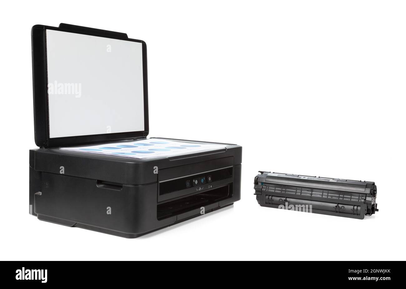 Multi purpose home printer isolated on white background Stock Photo Alamy