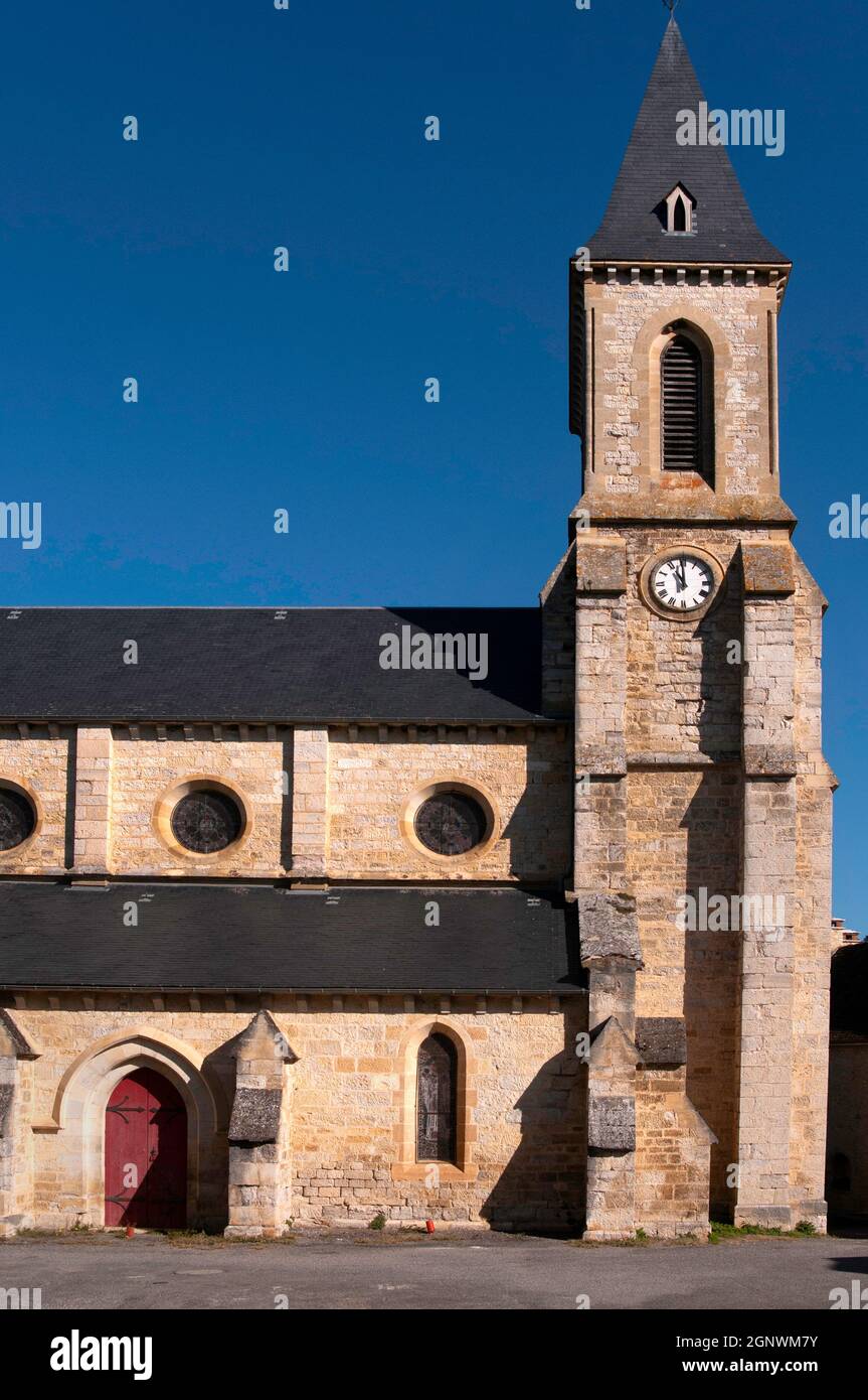 Eglise SaintGermainl'Auxerroi, SaintGermainduBelAir, Lot