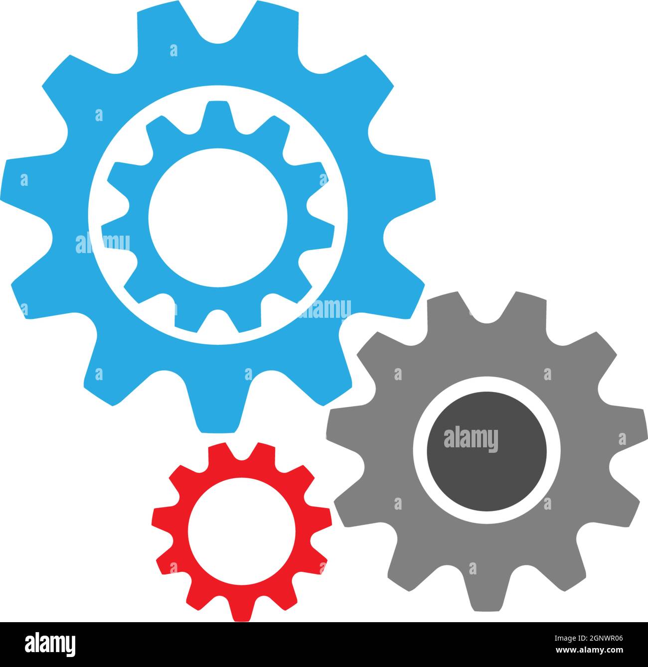 Gear Logo Template vector icon illustration Stock Vector