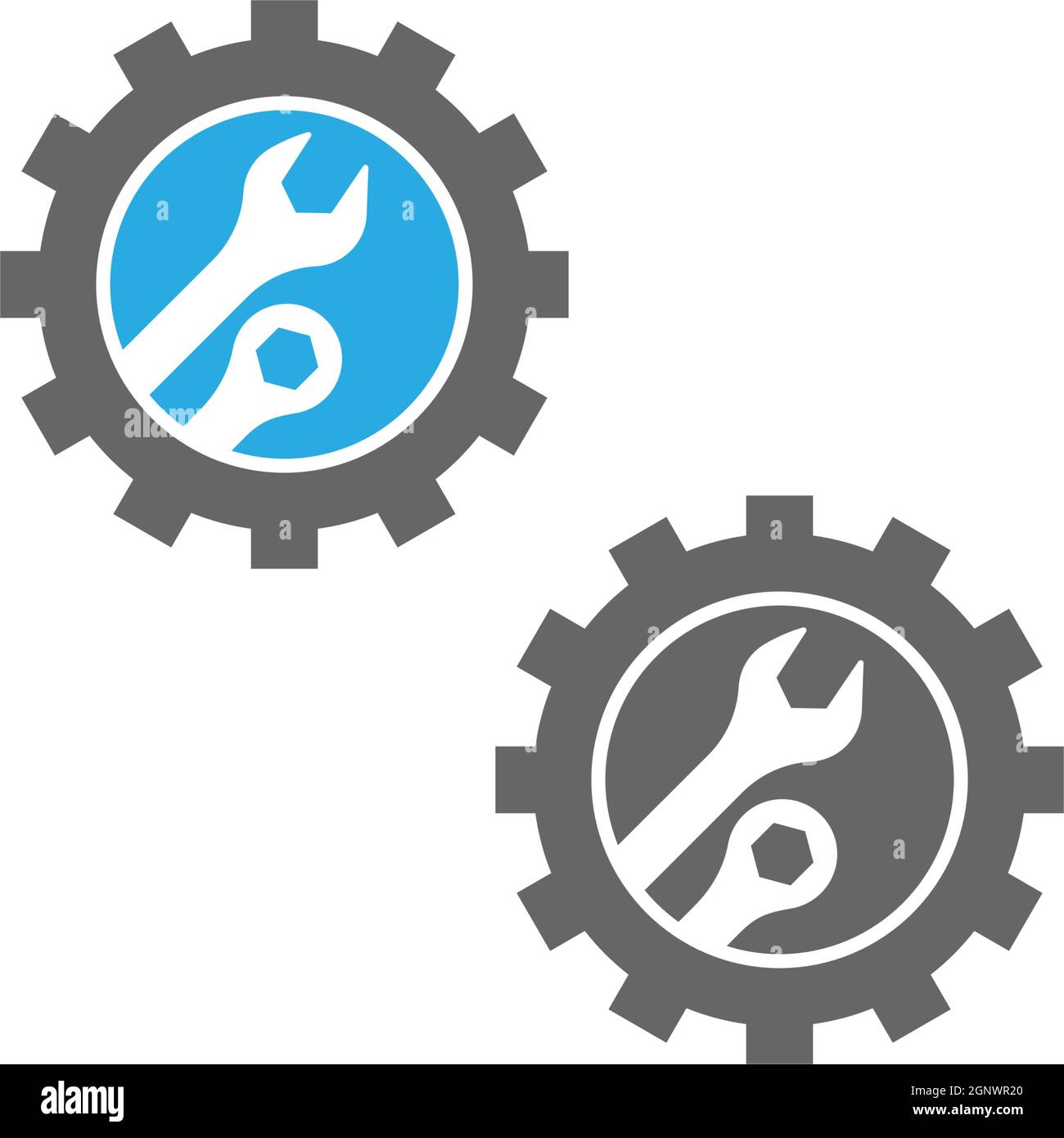 Gear Logo Template vector icon illustration Stock Vector