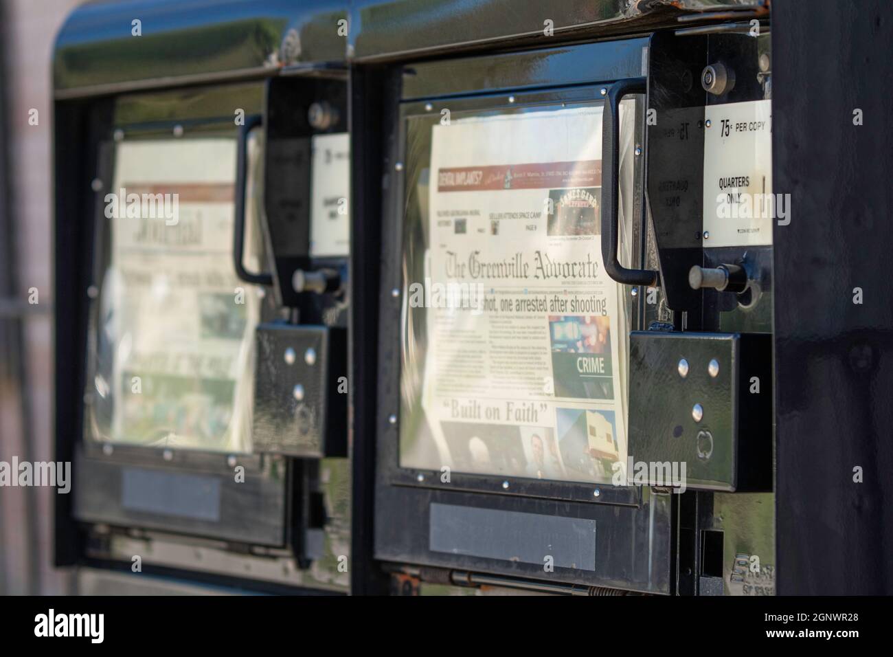 Vintage public newspaper boxes hires stock photography and images Alamy