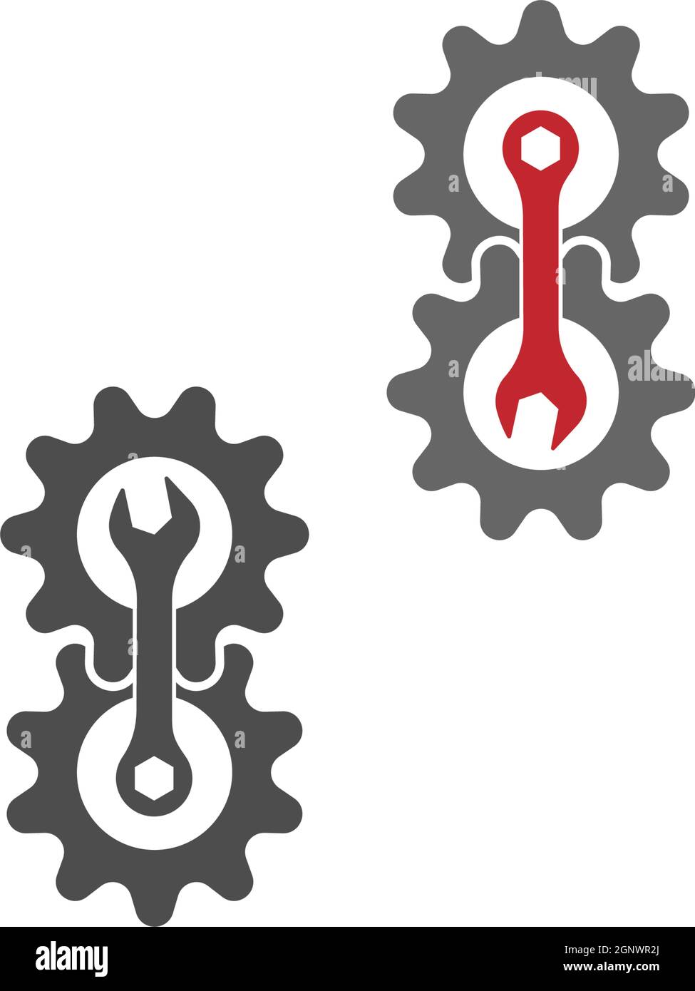 Gear Logo Template vector icon illustration Stock Vector