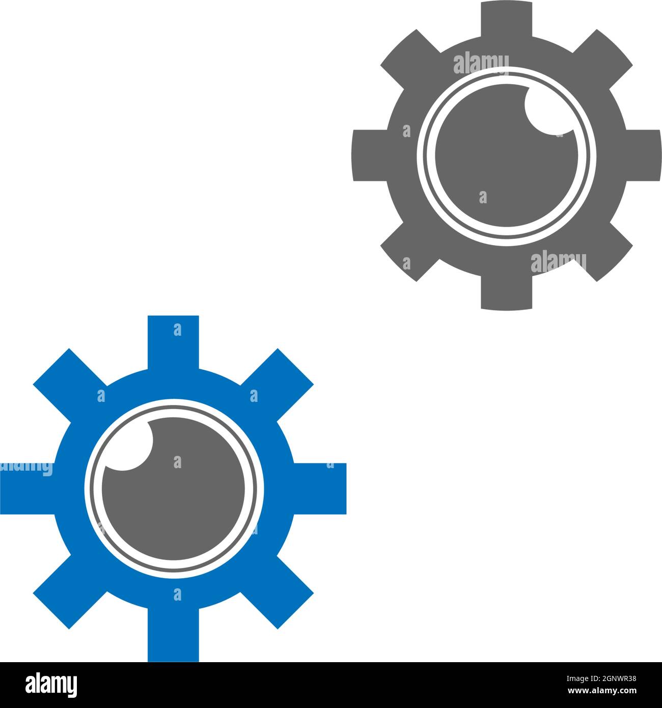 Gear Logo Template vector icon illustration Stock Vector