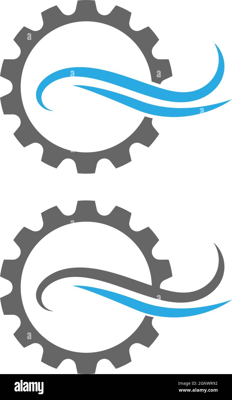 Gear Logo Template vector icon illustration Stock Vector