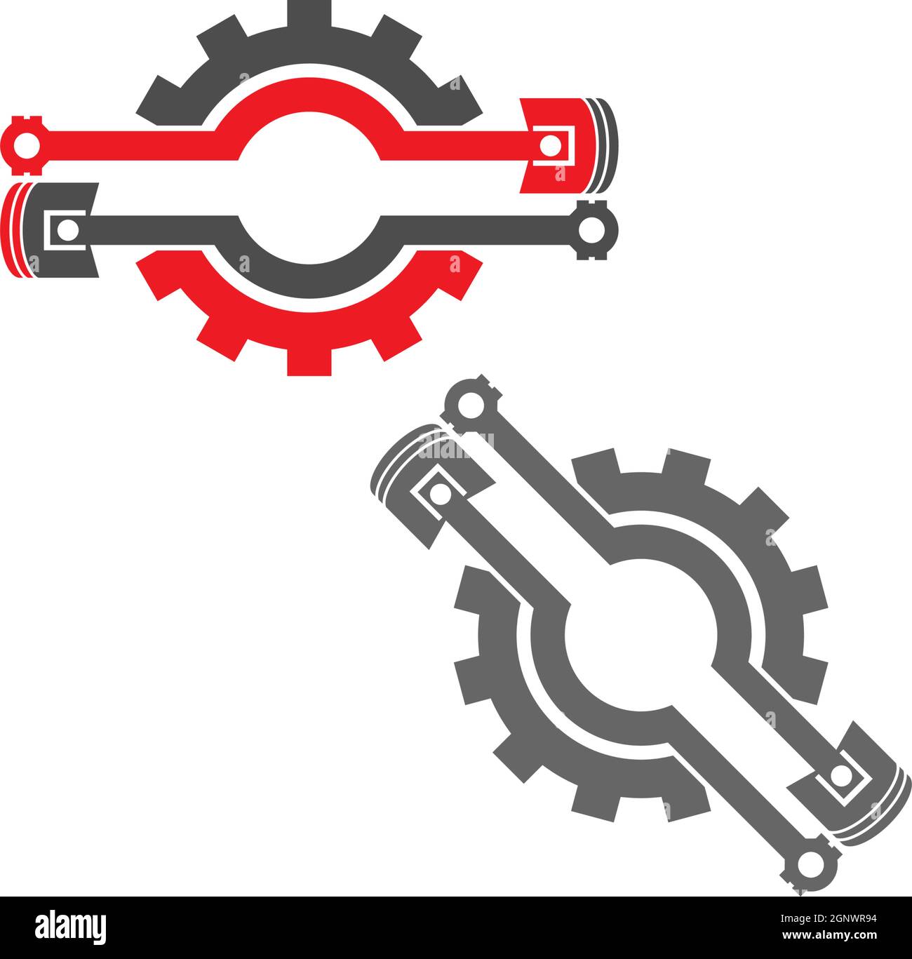 Gear Logo Template vector icon illustration Stock Vector Image & Art