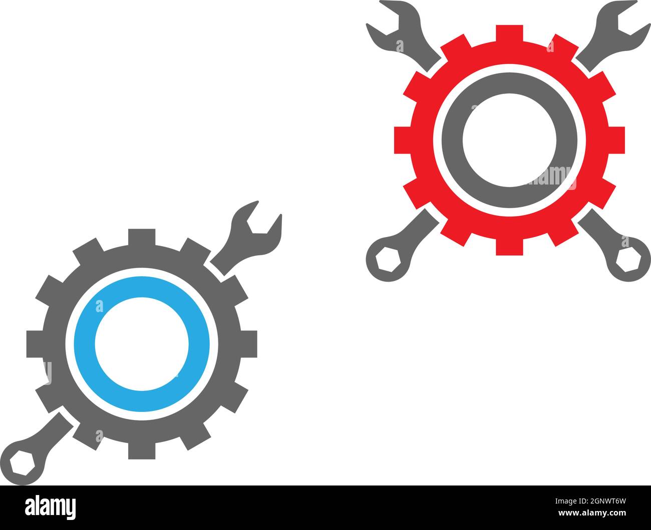 Gear Logo Template vector icon illustration Stock Vector
