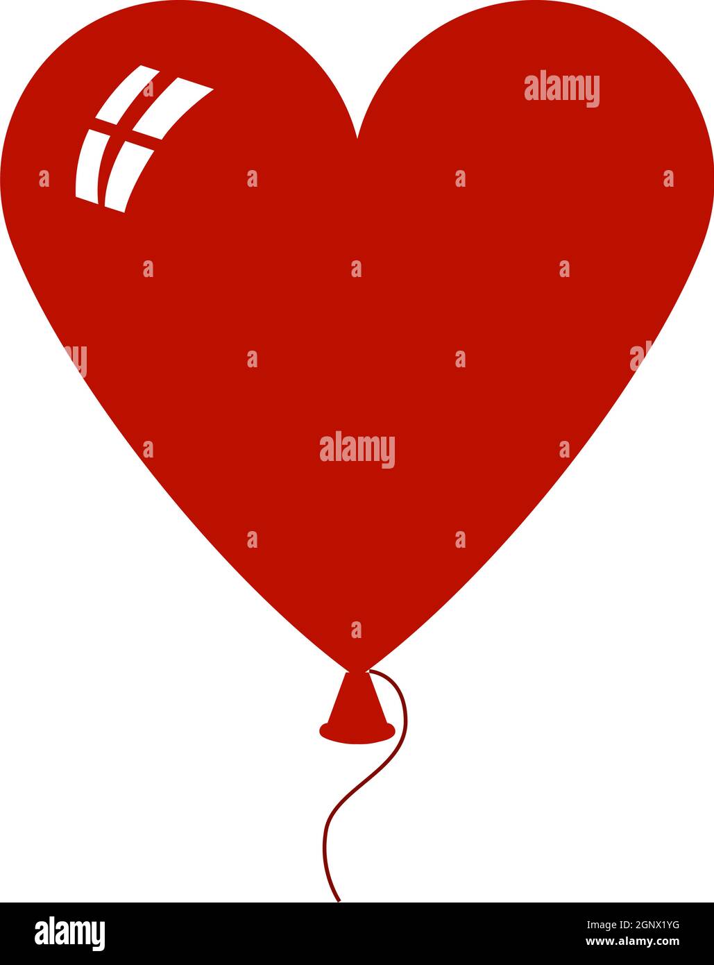 Heart Shape Balloon Icon Stock Vector Image & Art - Alamy