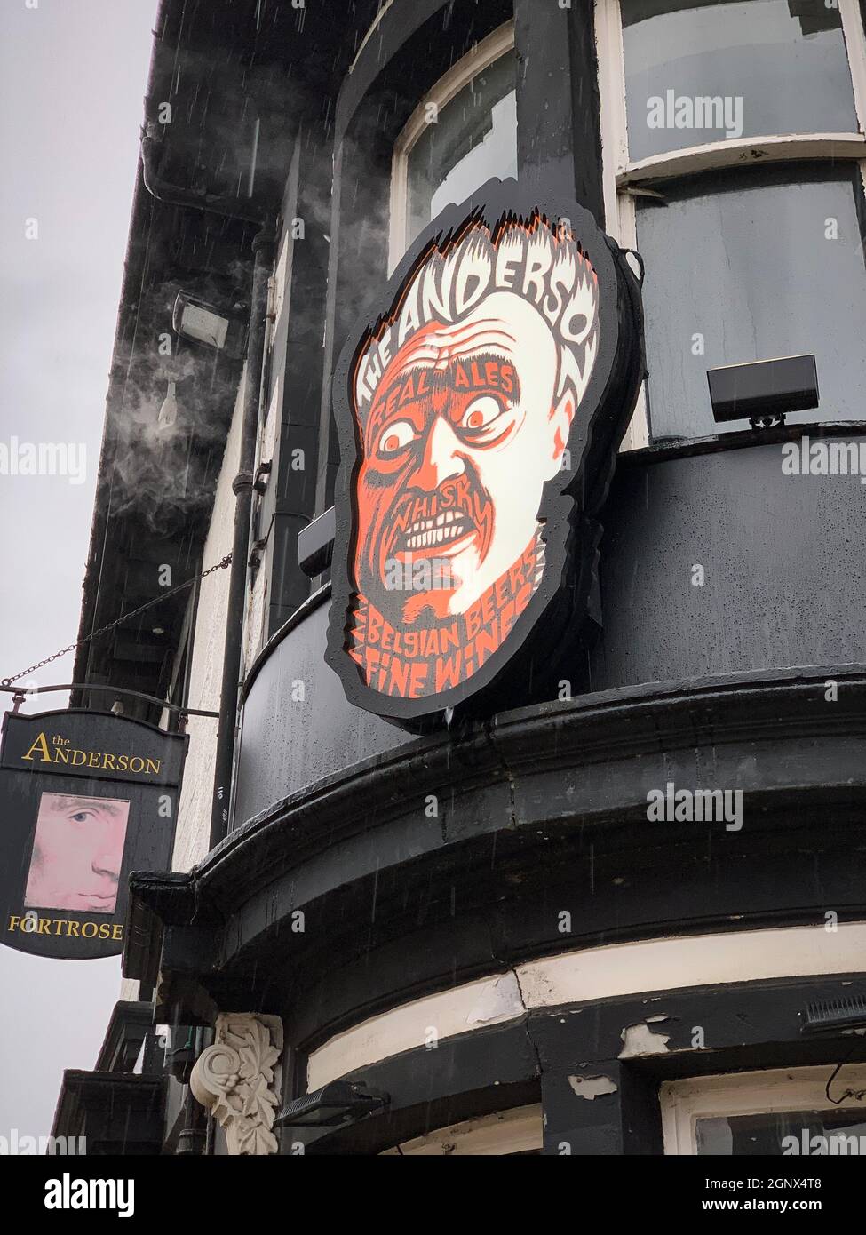 The Anderson, Bar and Restaurant with rooms in Fortrose, Scotland Stock