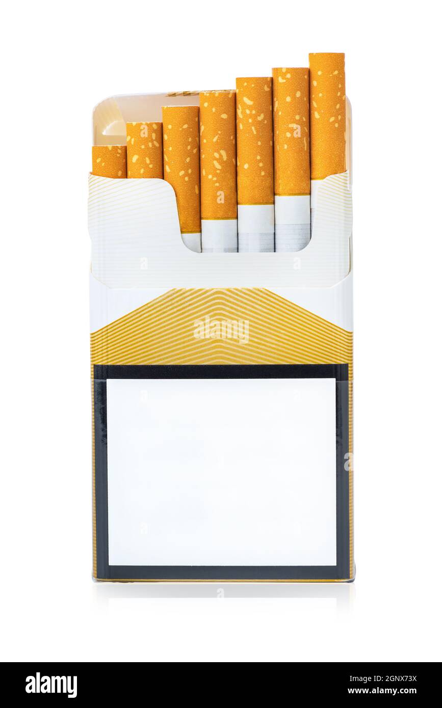 boite de cigarette Cigarettes cigarette packet white hi-res stock photography and images -  Page 3