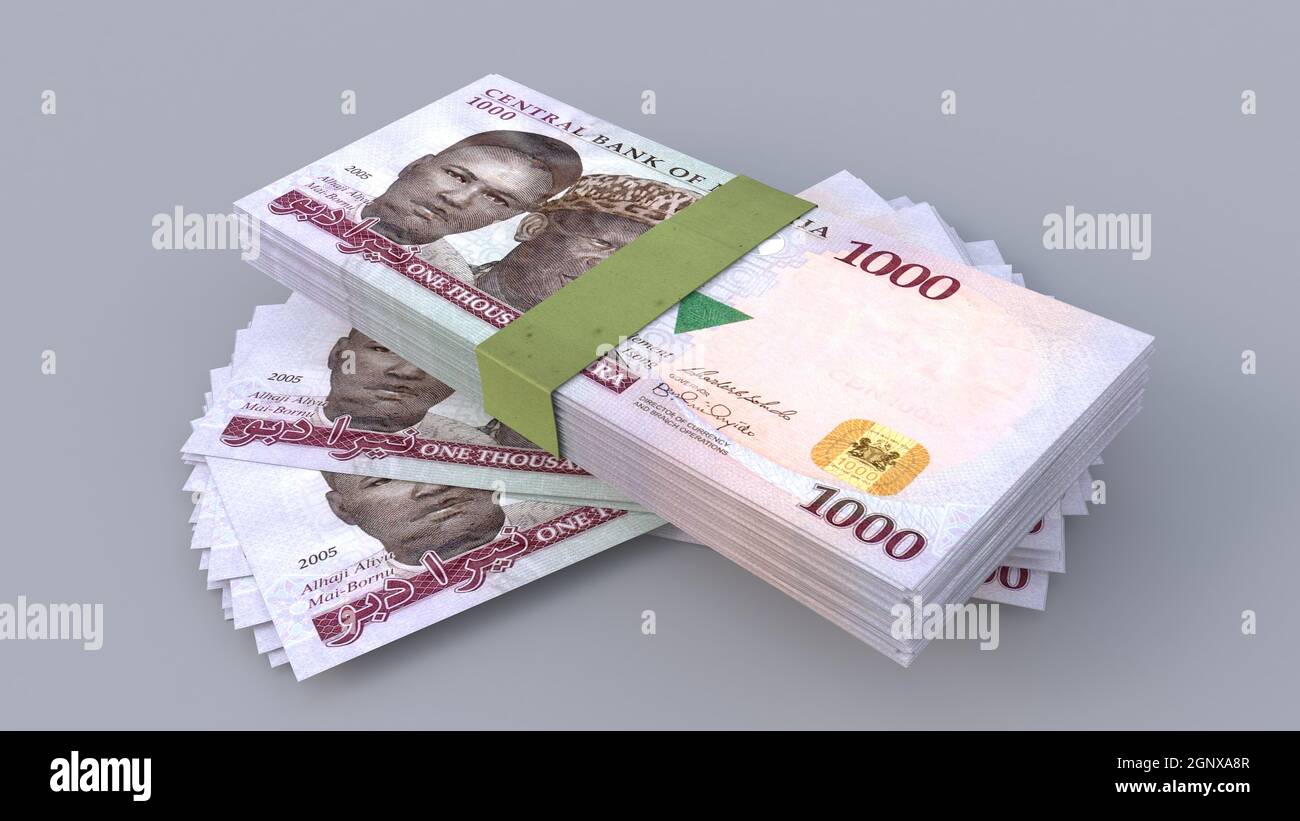 One thousand naira note hi-res stock photography and images - Alamy
