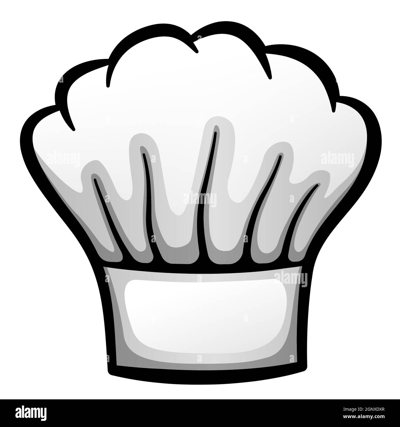 Chef hat clipart Black and White Stock Photos & Images - Alamy