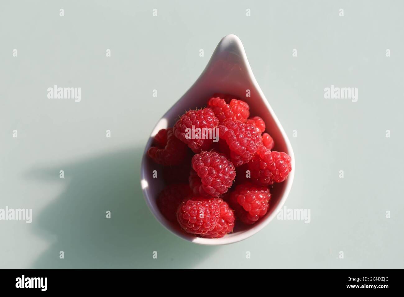Himbeeren, Raspberries Stock Photo