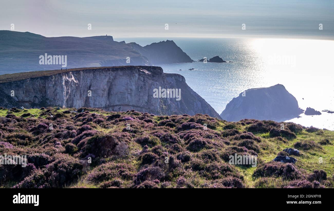 Tormore Island and the Sturral in County Donegal - Ireland. Stock Photo