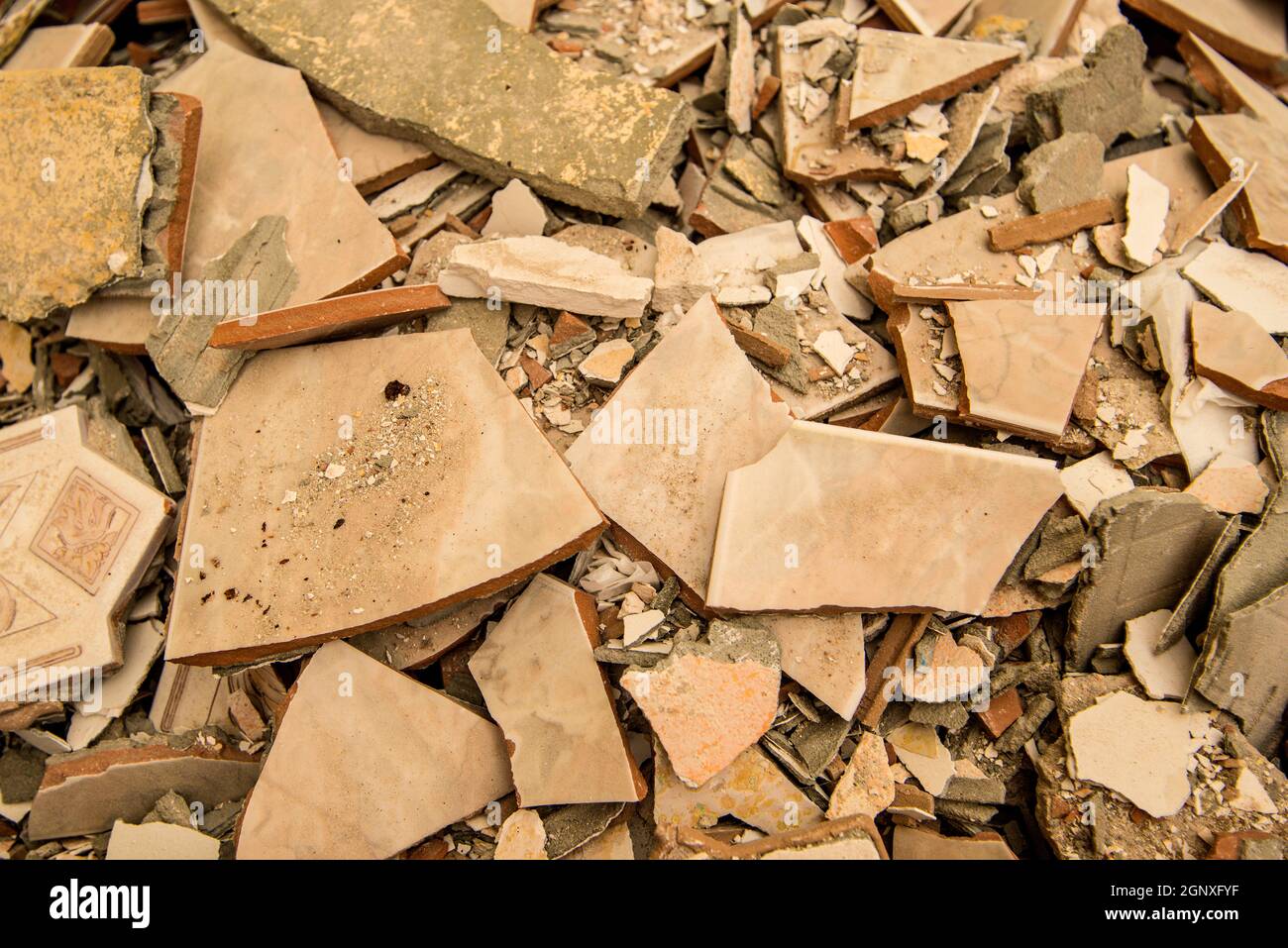 Bag of rubble Stock Photo - Alamy