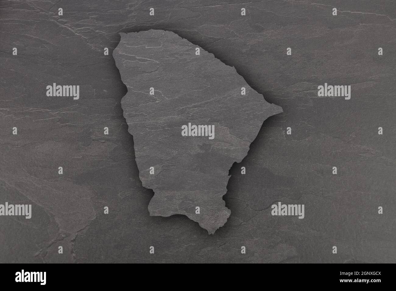 Map of Ceara on dark slate Stock Photo - Alamy