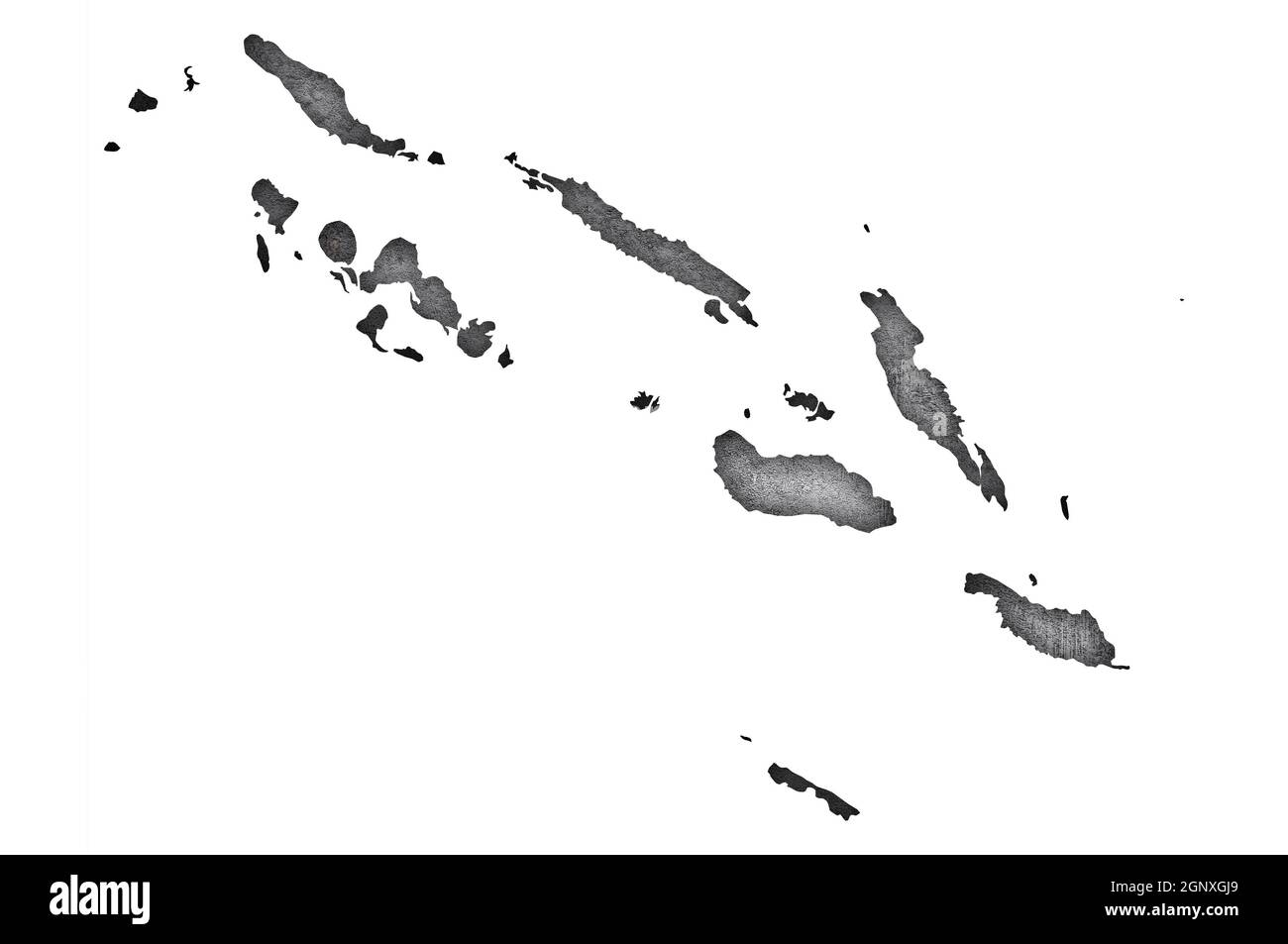 Map of Solomon Islands on weathered concrete Stock Photo - Alamy