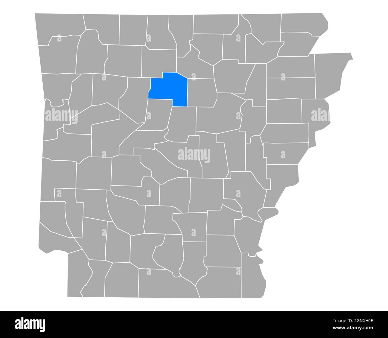 Map of Van Buren in Arkansas Stock Photo Alamy