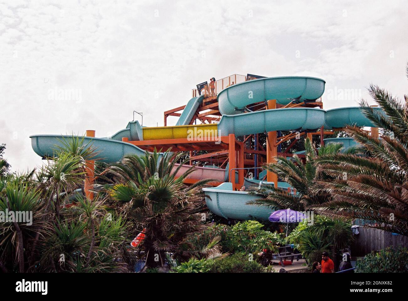 Splashdown Splash down waterpark, Quaywest, Goodrington Sands Paignton, Devon, UK Stock Photo