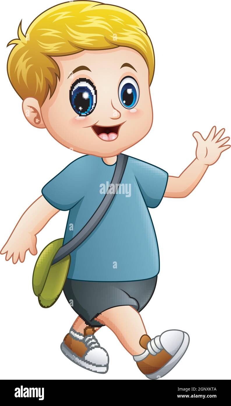 Animated Boy Walking