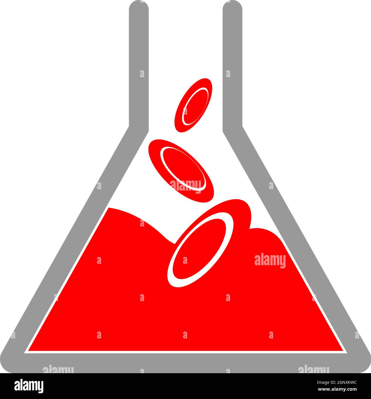 Blood logo icon design vector illustration Stock Vector
