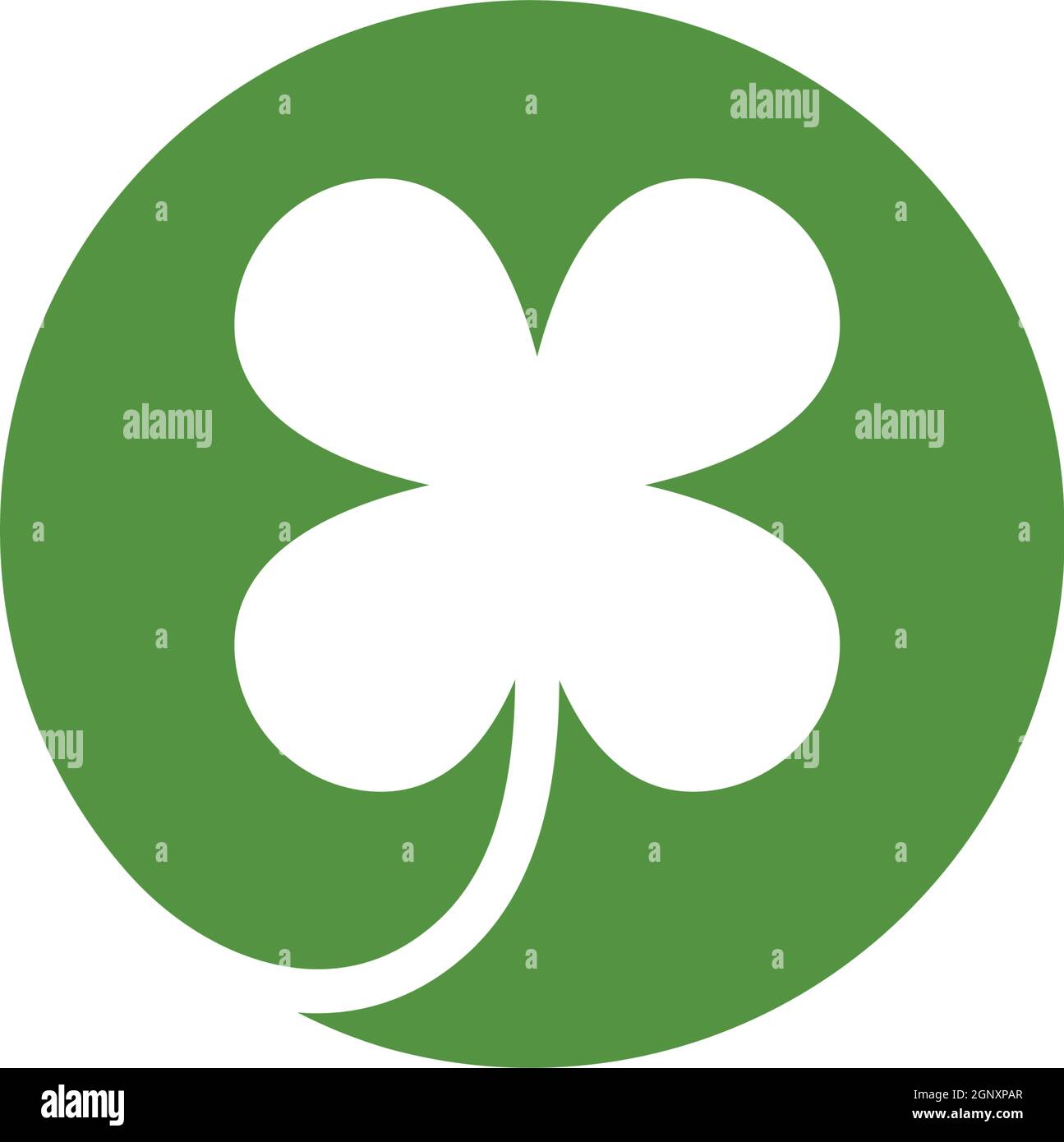 clover leaf vector icon illustration design Stock Vector