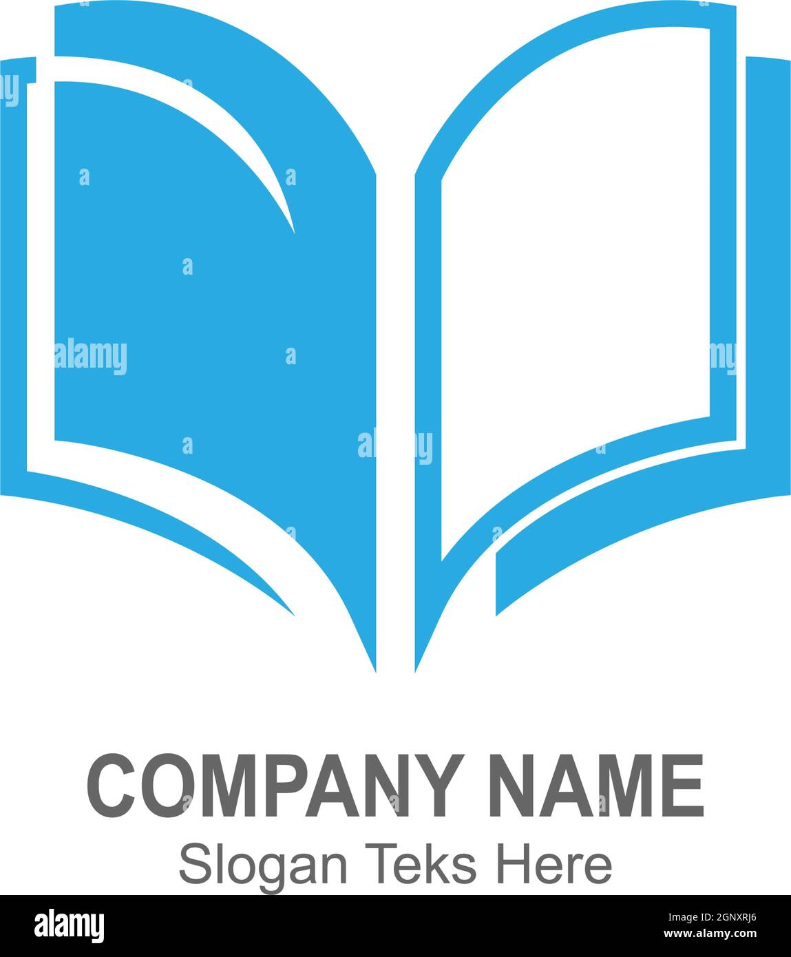 Book logo icon design template vector Stock Vector