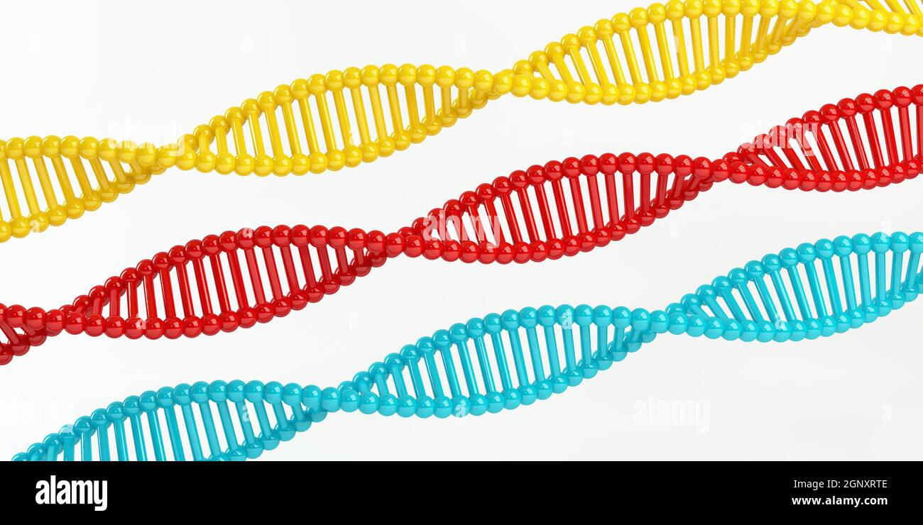 DNA Medical Science and Biotech Chemistry Genes Stock Photo