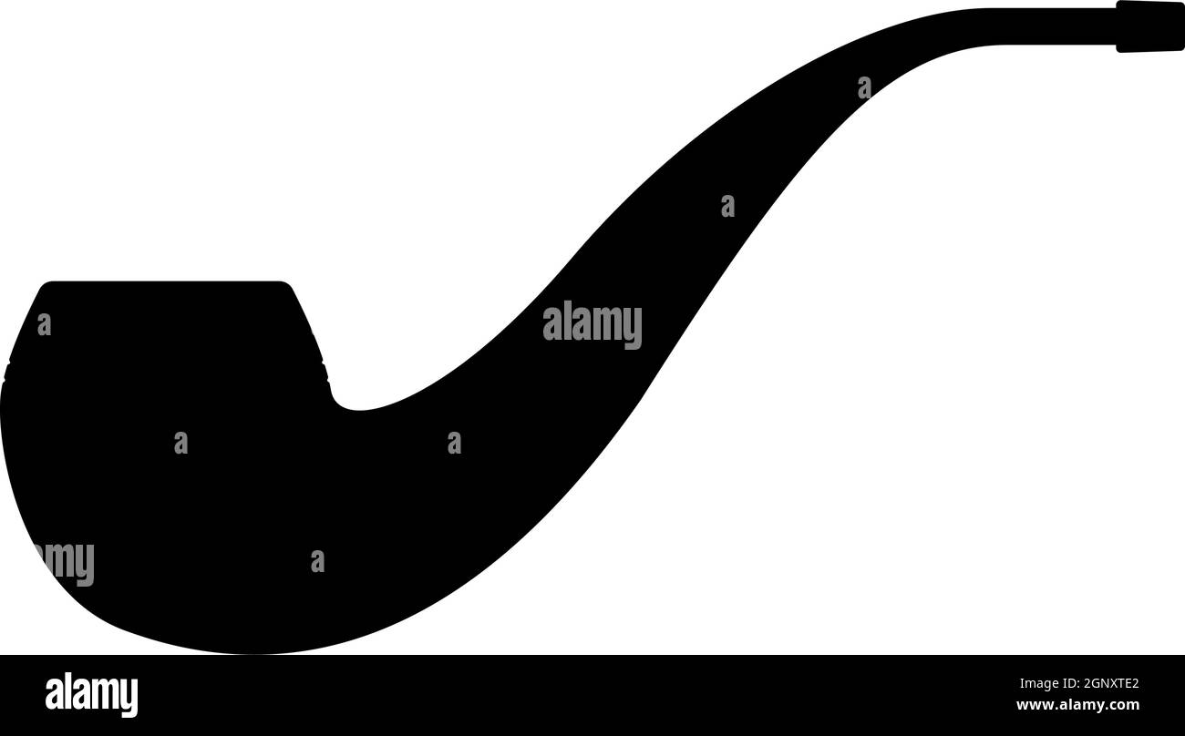 Smoking Pipe Icon Stock Vector Image & Art - Alamy