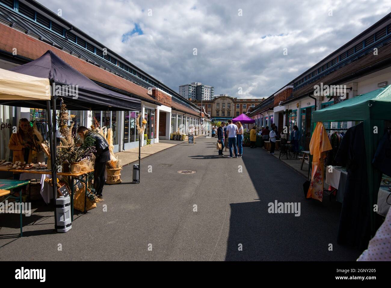 Sneinton Market Avenues, Nottingham, England, UK Stock Photo