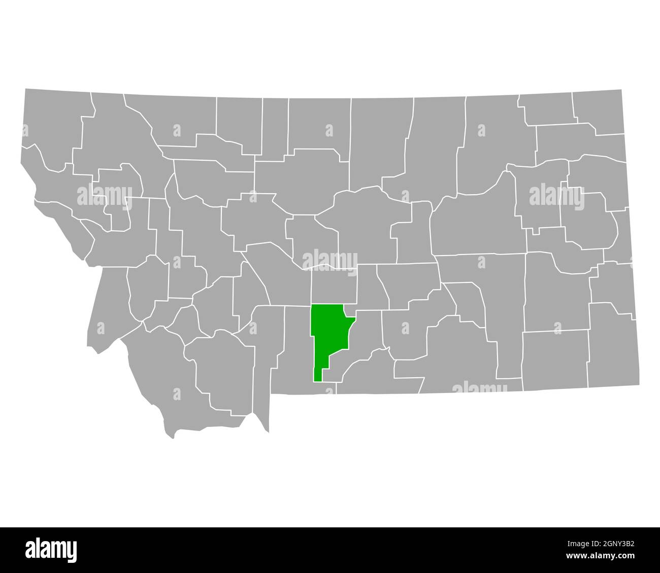 Map of Sweet Grass in Montana Stock Photo Alamy